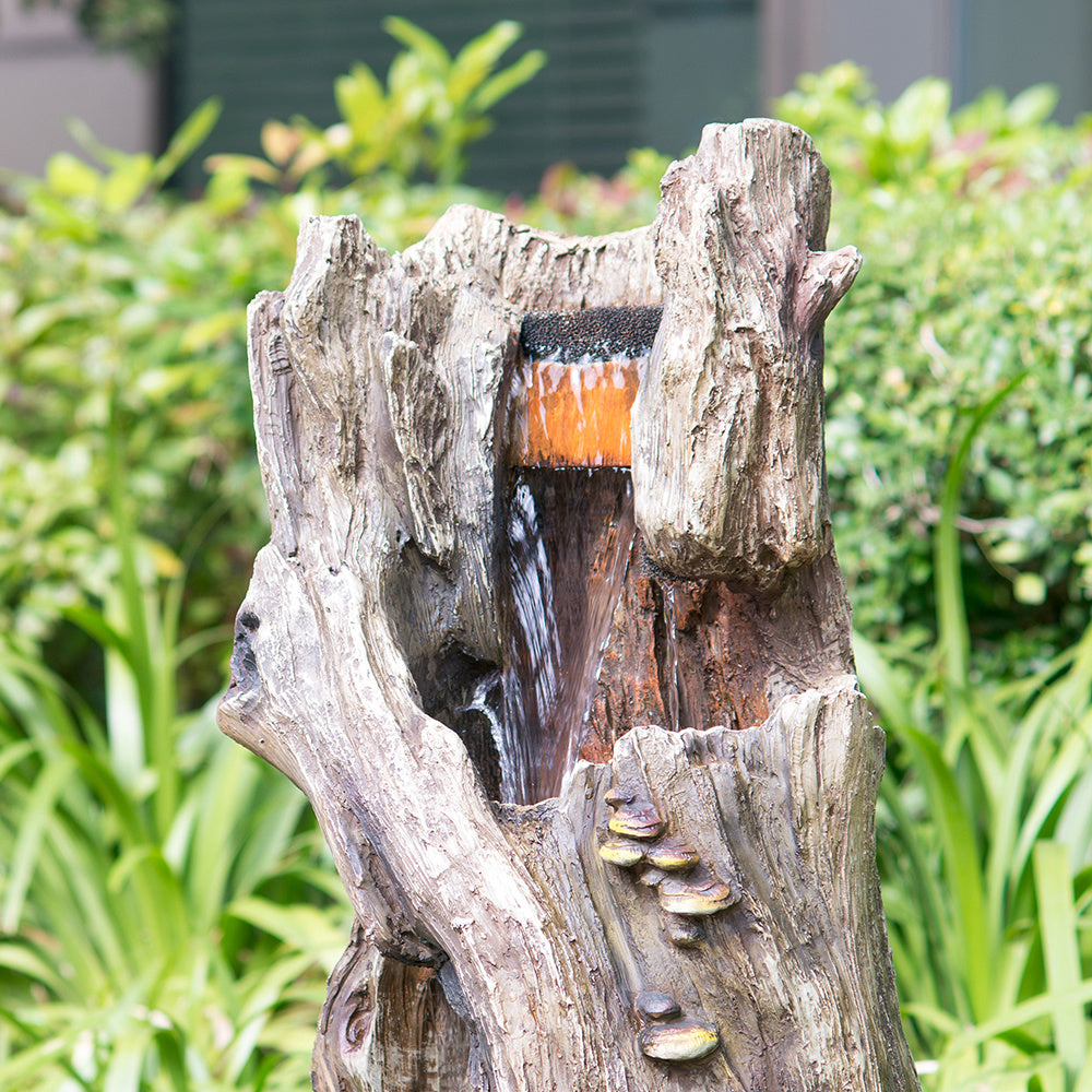 Indoor Outdoor Tree Trunk Fountain