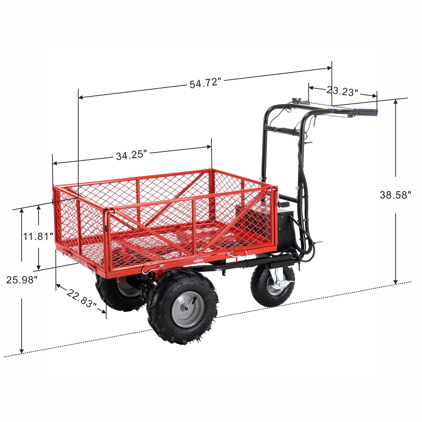 Wheelbarrow Utility Cart Electric