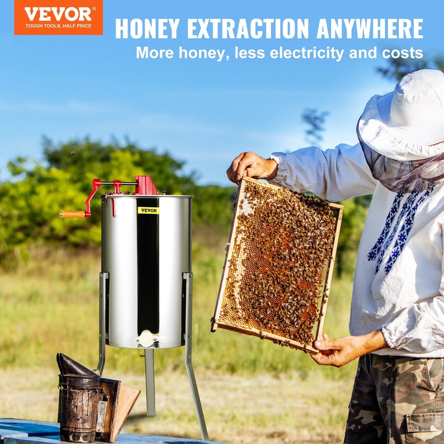 VEVOR Manual Honey Extractor