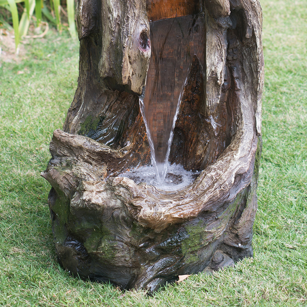 Indoor Outdoor Tree Trunk Fountain