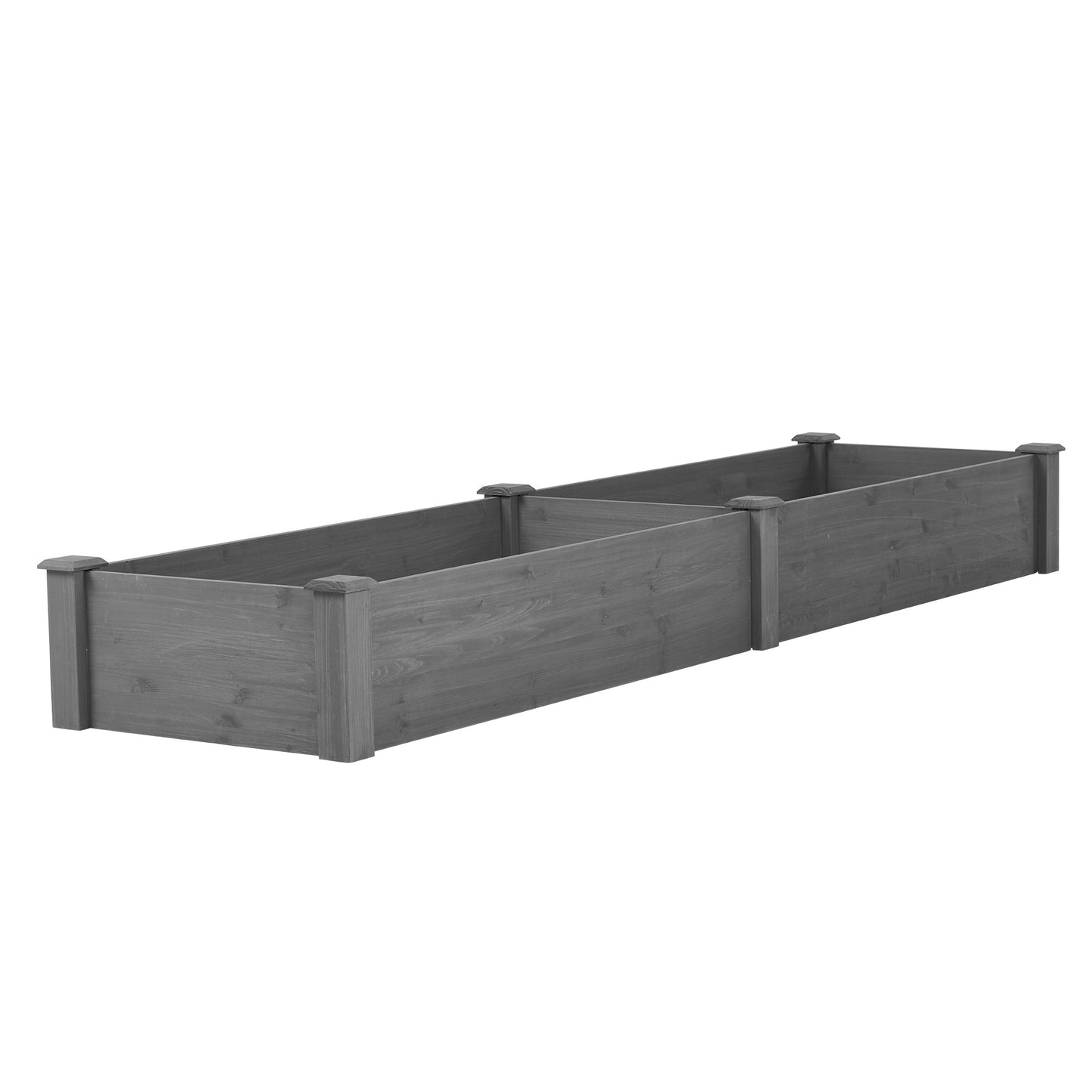 Over Ground Raised Garden Bed 96x28x10'', Large Long Planter Box for Outdoor, Tool-Free Assembly