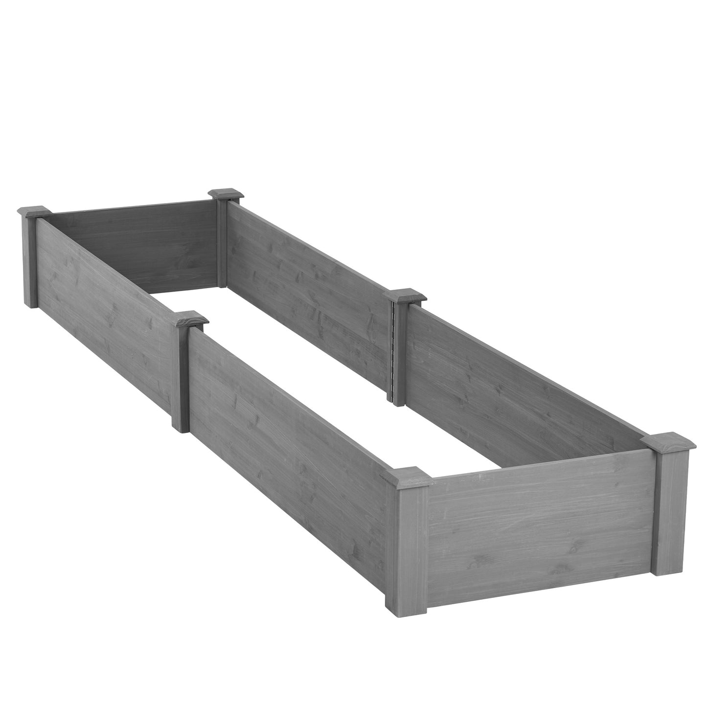 Over Ground Raised Garden Bed 96x28x10'', Large Long Planter Box for Outdoor, Tool-Free Assembly