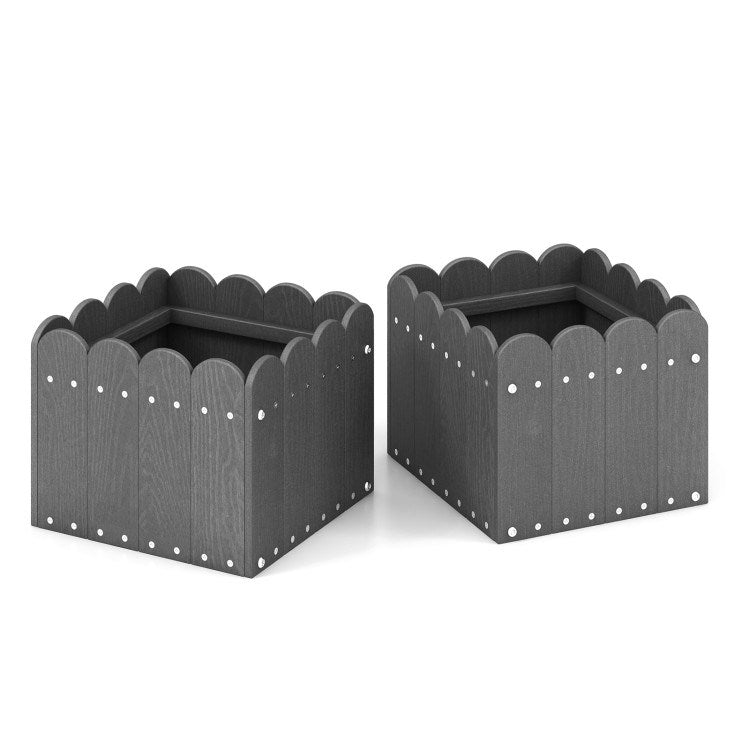 Elevate Your Outdoor Space with 2 Pack Square Planter Boxes