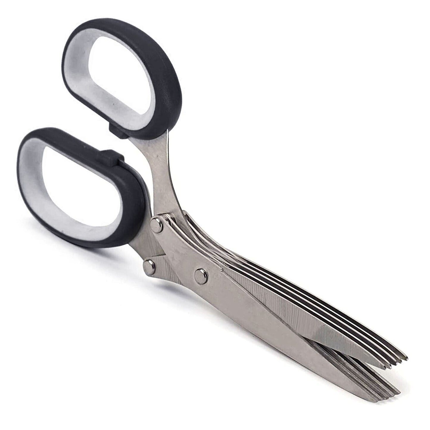 Herb Scissors Set With 5 Blades And Cover