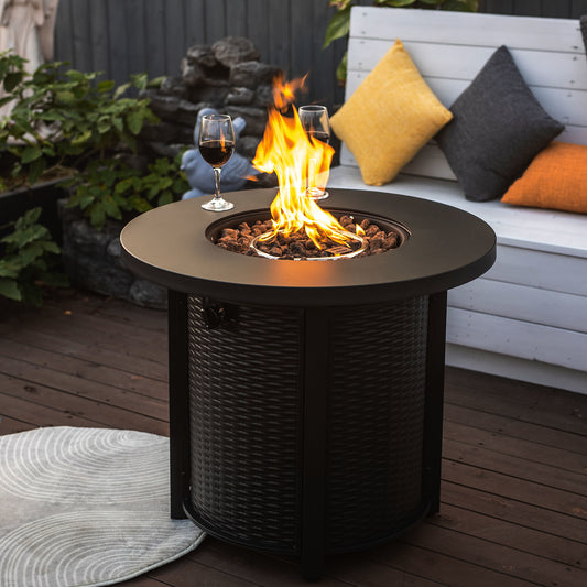 Propane Round Fire Table