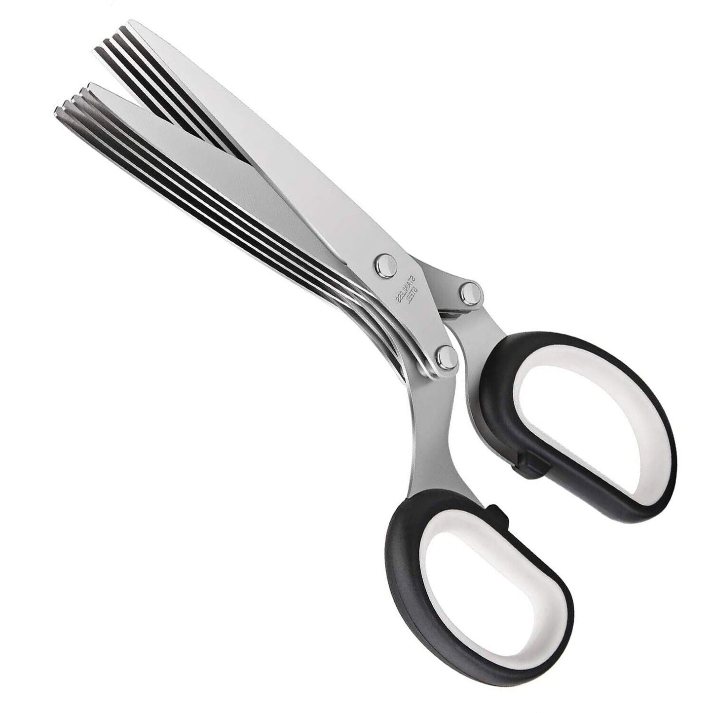 Herb Scissors Set With 5 Blades And Cover