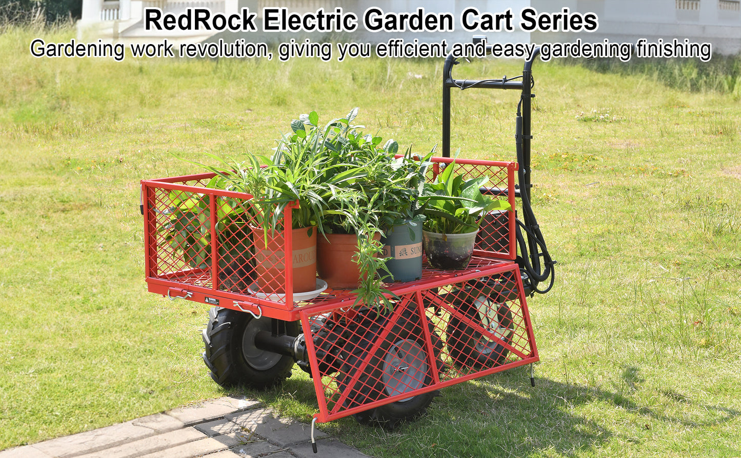 Wheelbarrow Utility Cart Electric